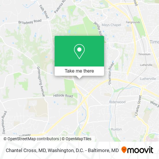 Chantel Cross, MD map