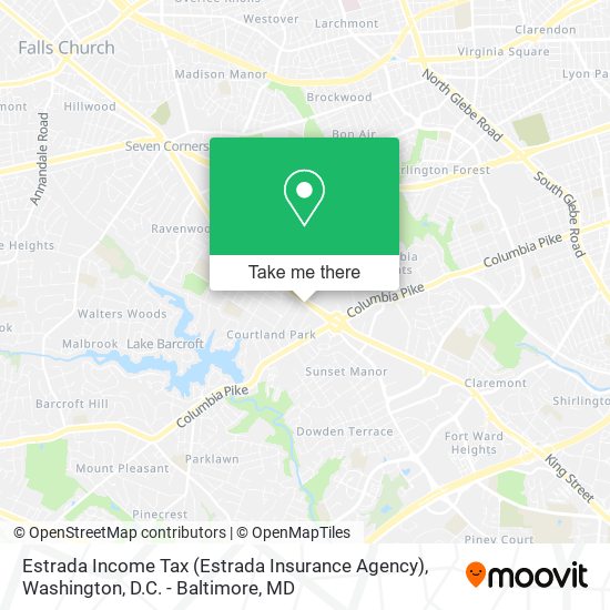 Mapa de Estrada Income Tax (Estrada Insurance Agency)