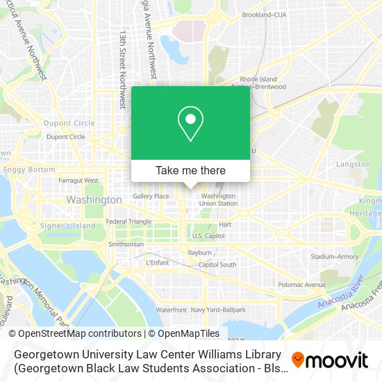 Mapa de Georgetown University Law Center Williams Library