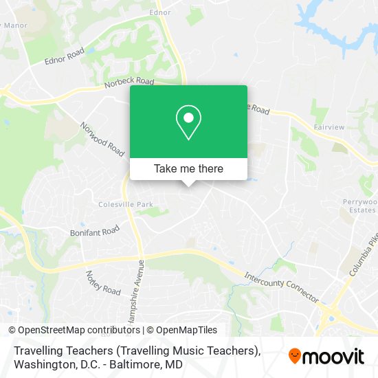 Mapa de Travelling Teachers (Travelling Music Teachers)
