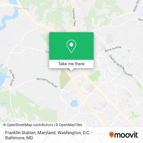 Mapa de Franklin Station, Maryland