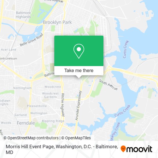 Morris Hill Event Page map