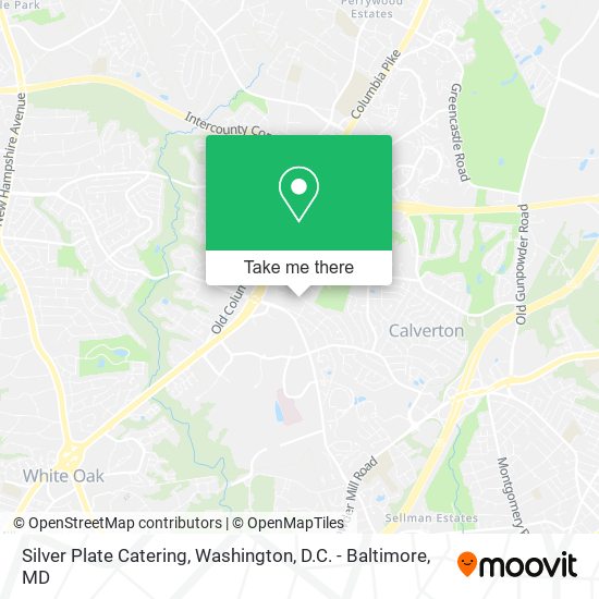 Silver Plate Catering map
