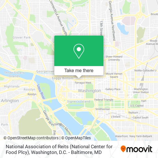 National Association of Reits (National Center for Food Plcy) map