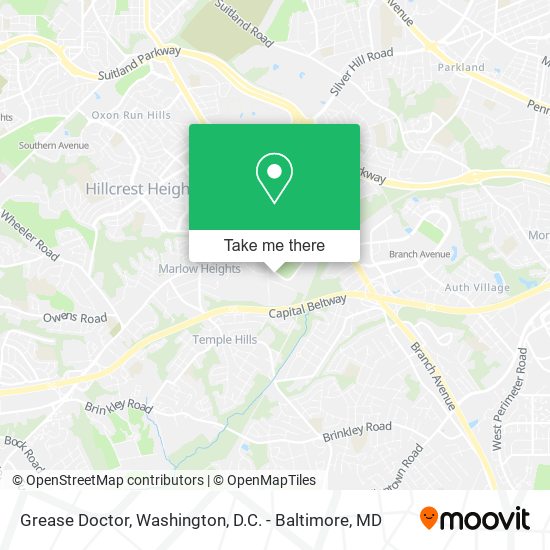 Grease Doctor map