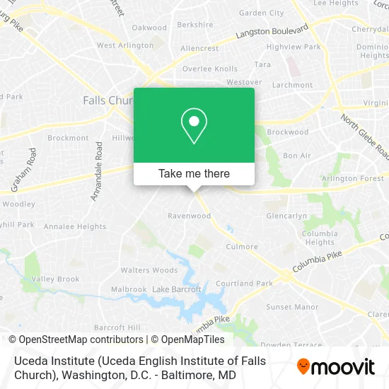 Uceda Institute (Uceda English Institute of Falls Church) map