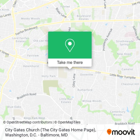 Mapa de City Gates Church (The City Gates Home Page)