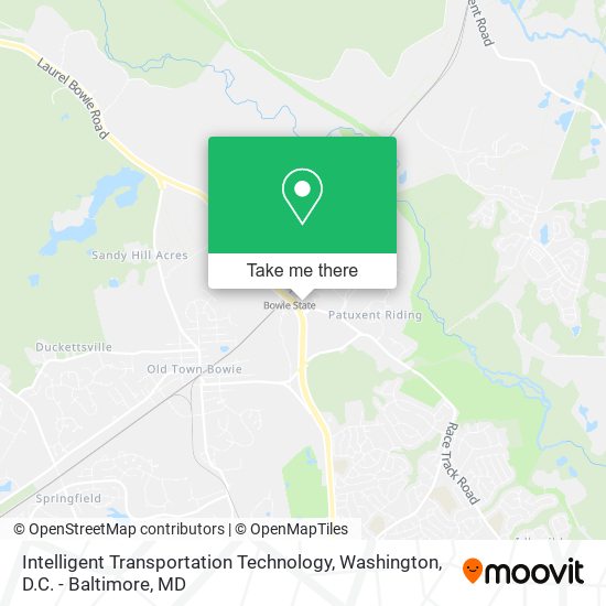 Intelligent Transportation Technology map