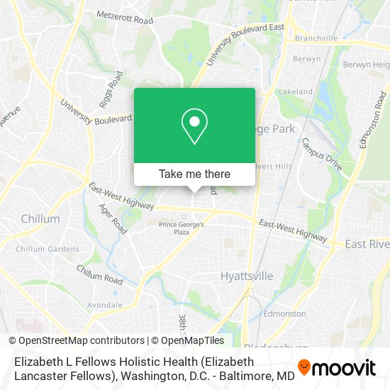 Mapa de Elizabeth L Fellows Holistic Health (Elizabeth Lancaster Fellows)