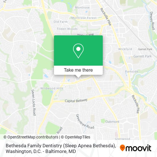 Mapa de Bethesda Family Dentistry (Sleep Apnea Bethesda)