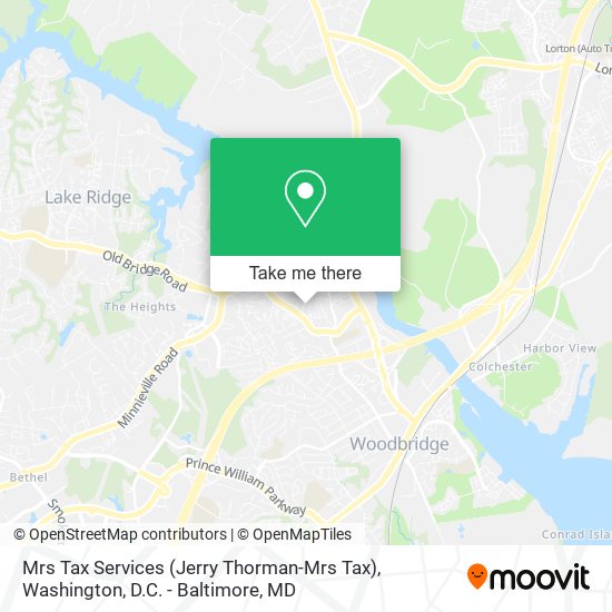 Mrs Tax Services (Jerry Thorman-Mrs Tax) map