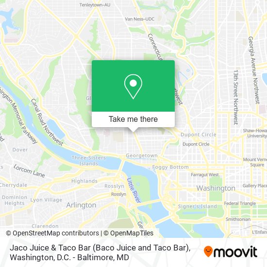 Jaco Juice & Taco Bar (Baco Juice and Taco Bar) map