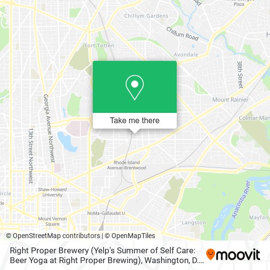 Right Proper Brewery (Yelp's Summer of Self Care: Beer Yoga at Right Proper Brewing) map