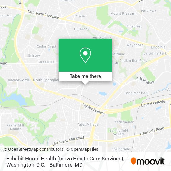 Enhabit Home Health (Inova Health Care Services) map