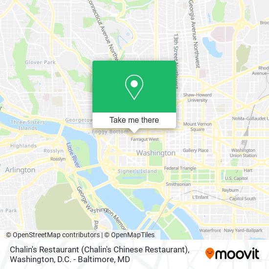 Chalin's Restaurant map