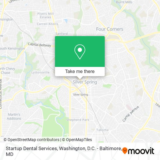 Startup Dental Services map