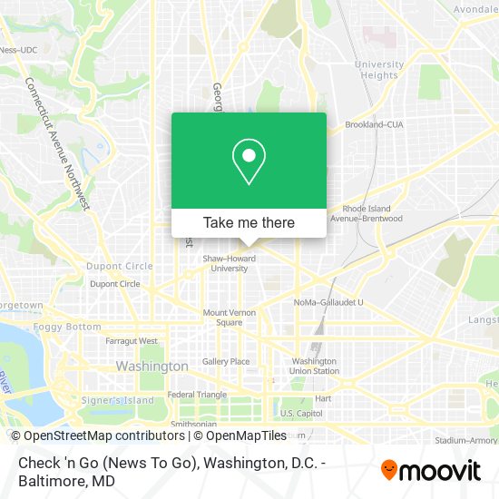 Check 'n Go (News To Go) map