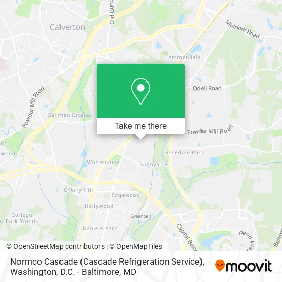 Normco Cascade (Cascade Refrigeration Service) map