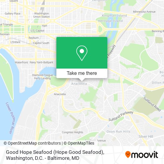 Good Hope Seafood map