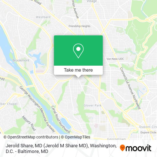 Jerold Share, MD (Jerold M Share MD) map