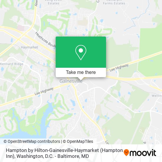 Mapa de Hampton by Hilton-Gainesville-Haymarket (Hampton Inn)