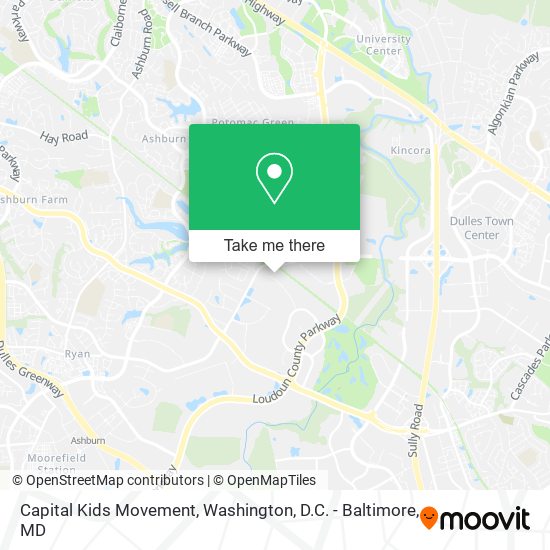 Mapa de Capital Kids Movement