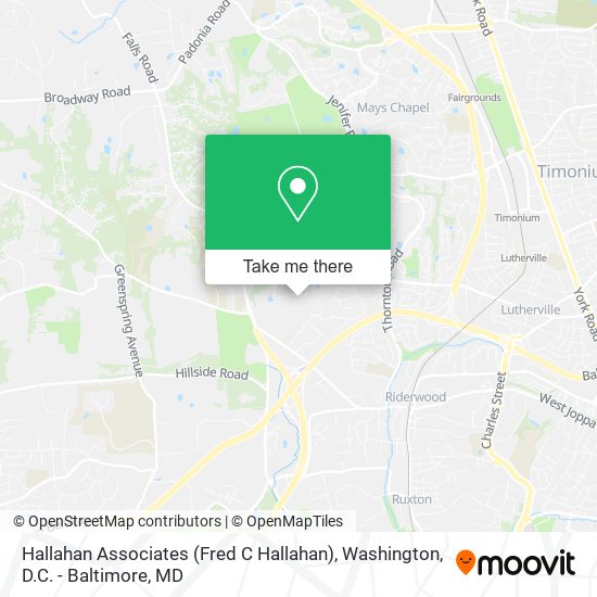 Hallahan Associates (Fred C Hallahan) map