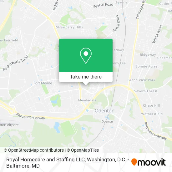 Mapa de Royal Homecare and Staffing LLC
