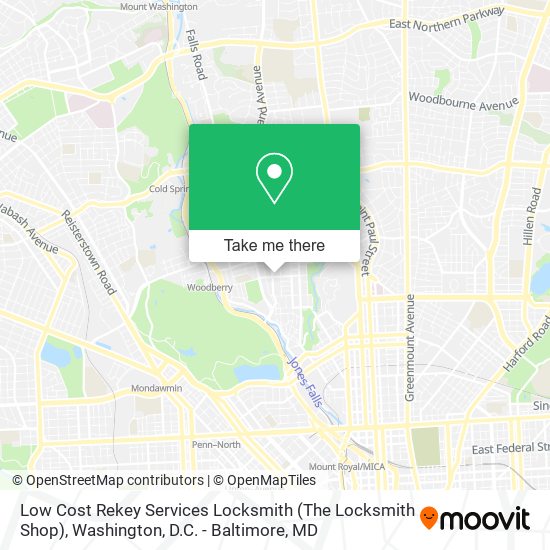 Mapa de Low Cost Rekey Services Locksmith (The Locksmith Shop)