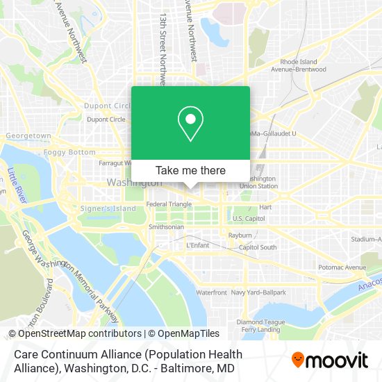 Care Continuum Alliance (Population Health Alliance) map