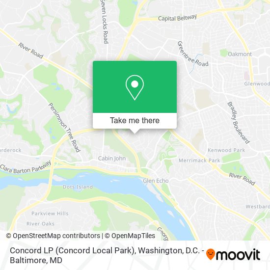 Mapa de Concord LP (Concord Local Park)