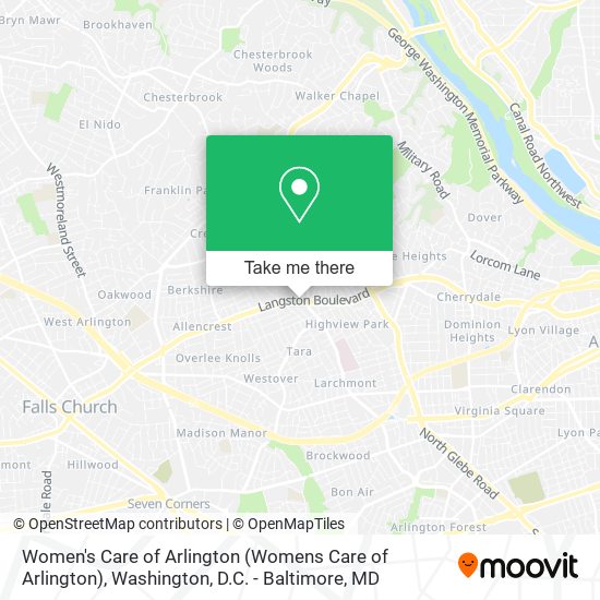 Women's Care of Arlington (Womens Care of Arlington) map