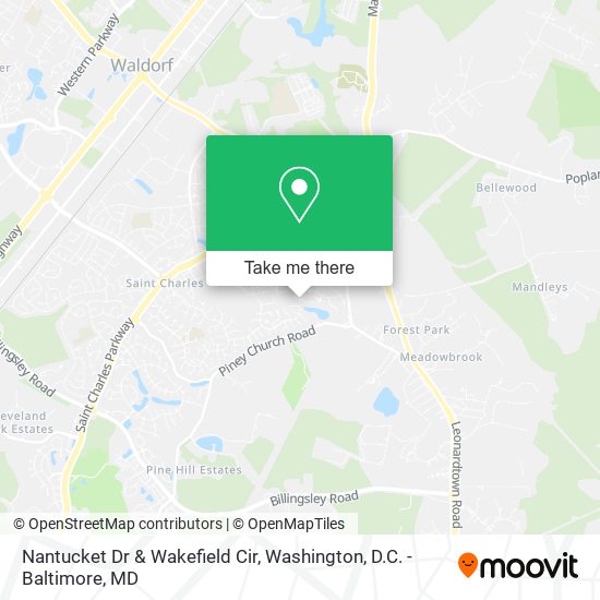 Mapa de Nantucket Dr & Wakefield Cir