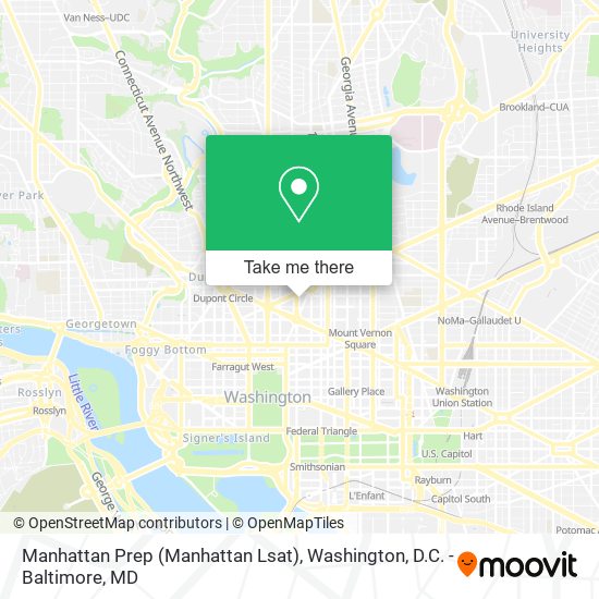 Manhattan Prep (Manhattan Lsat) map