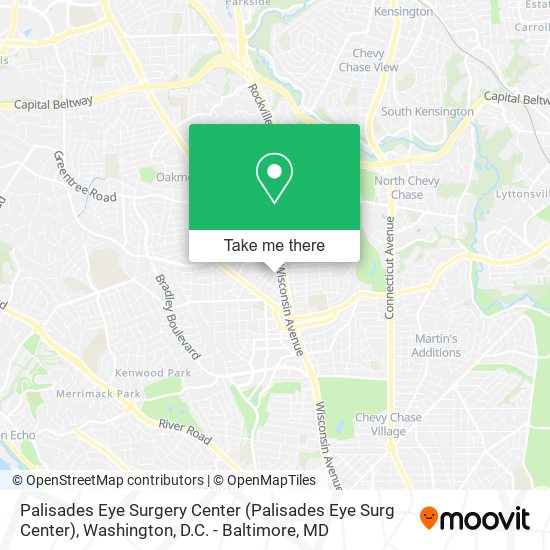 Mapa de Palisades Eye Surgery Center
