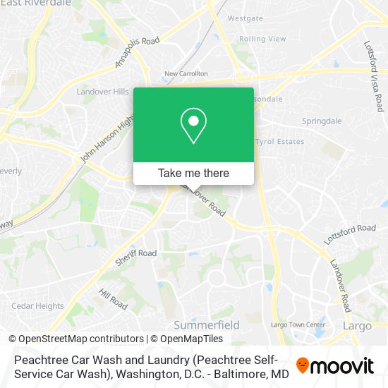 Peachtree Car Wash and Laundry (Peachtree Self-Service Car Wash) map