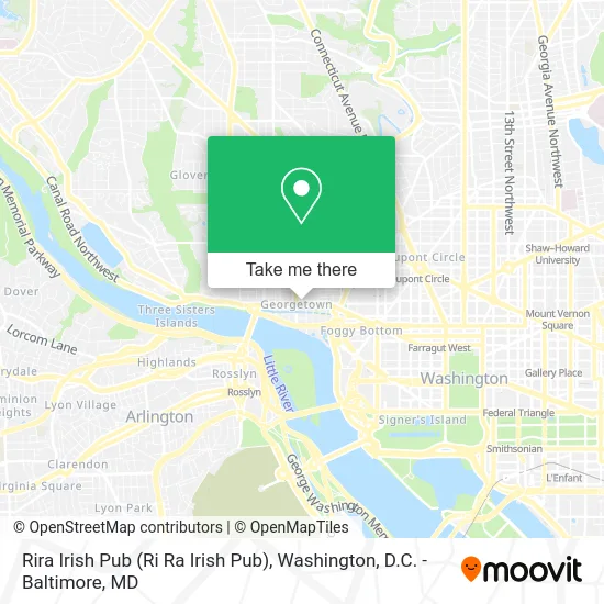 Rira Irish Pub (Ri Ra Irish Pub) map