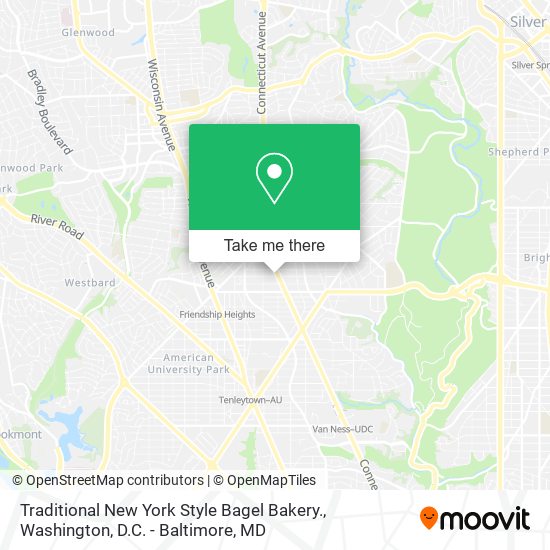 Mapa de Traditional New York Style Bagel Bakery.