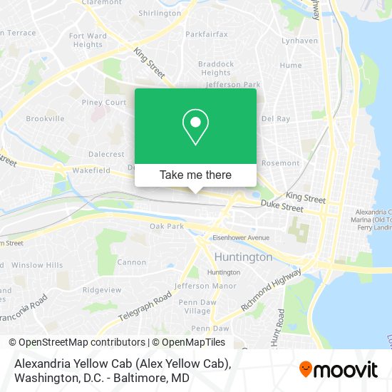 Mapa de Alexandria Yellow Cab (Alex Yellow Cab)