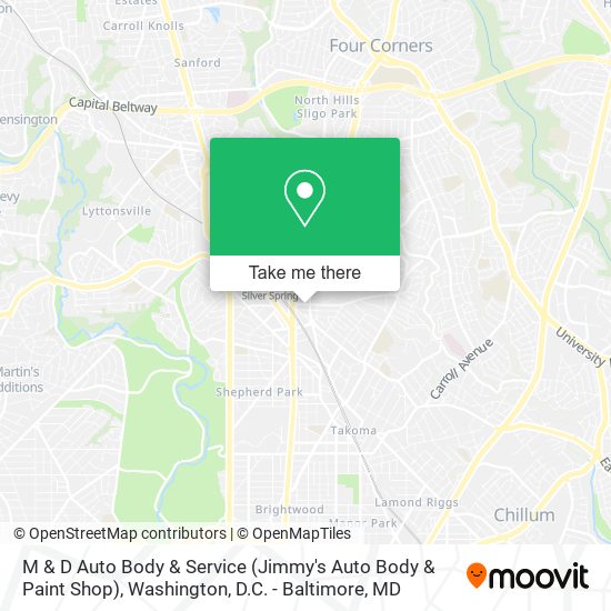 Mapa de M & D Auto Body & Service (Jimmy's Auto Body & Paint Shop)