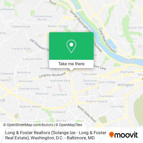 Mapa de Long & Foster Realtors (Solange Ize - Long & Foster Real Estate)