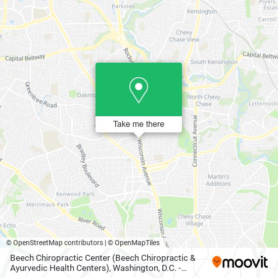 Mapa de Beech Chiropractic Center (Beech Chiropractic & Ayurvedic Health Centers)