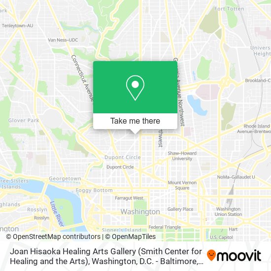 Mapa de Joan Hisaoka Healing Arts Gallery (Smith Center for Healing and the Arts)