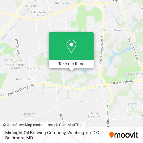 Midnight Oil Brewing Company map