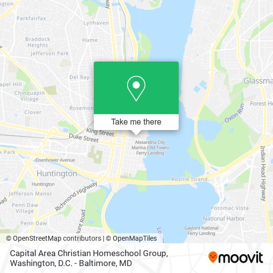 Mapa de Capital Area Christian Homeschool Group