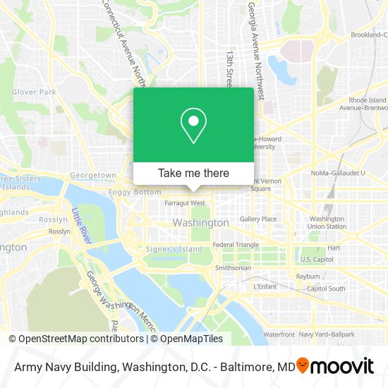 Army Navy Building map