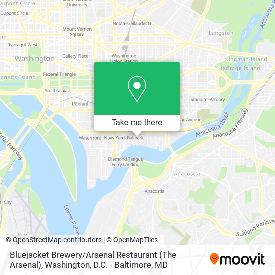 Bluejacket Brewery / Arsenal Restaurant (The Arsenal) map