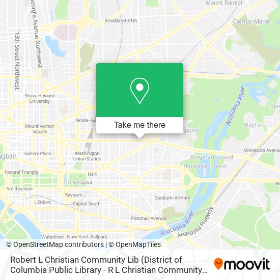 Robert L Christian Community Lib map