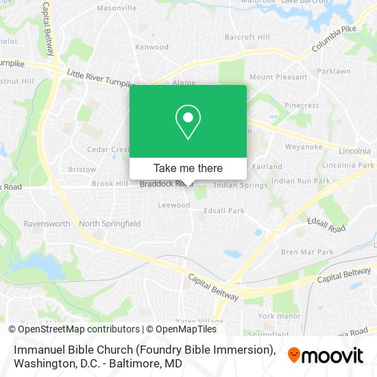 Immanuel Bible Church (Foundry Bible Immersion) map