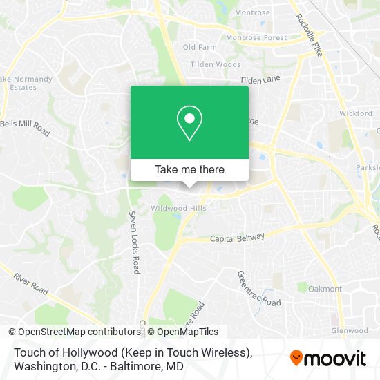 Mapa de Touch of Hollywood (Keep in Touch Wireless)